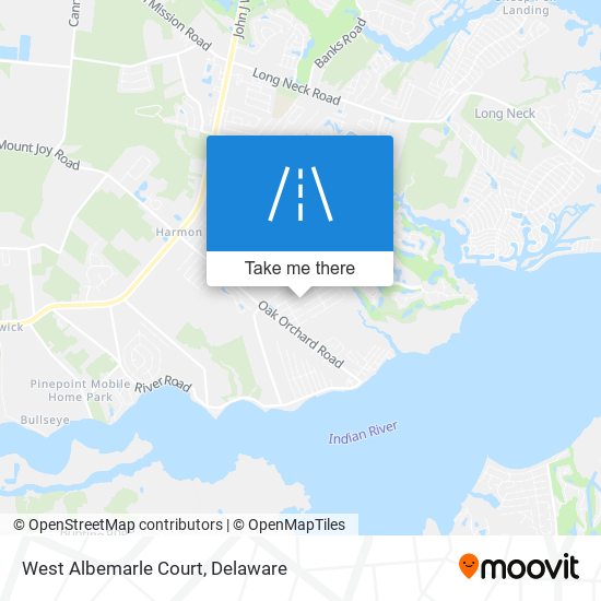 Mapa de West Albemarle Court