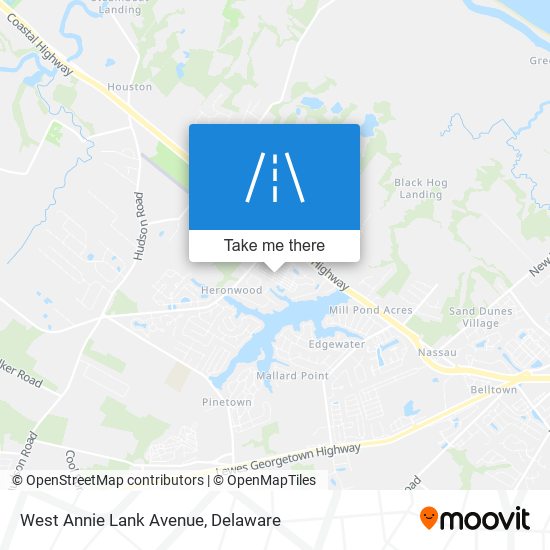 West Annie Lank Avenue map
