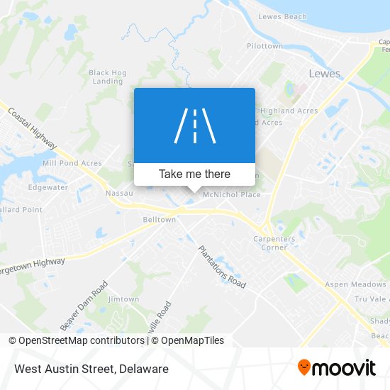 Mapa de West Austin Street