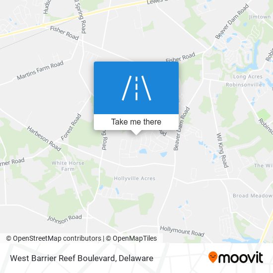 West Barrier Reef Boulevard map