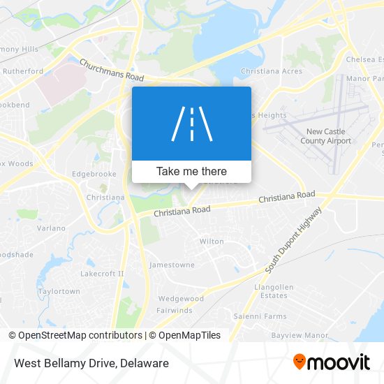 Mapa de West Bellamy Drive