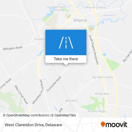West Clarendon Drive map