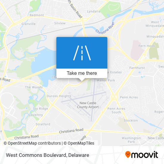 Mapa de West Commons Boulevard