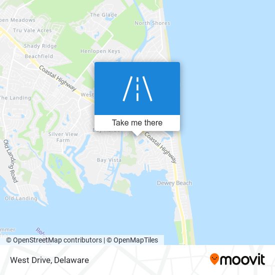 Mapa de West Drive