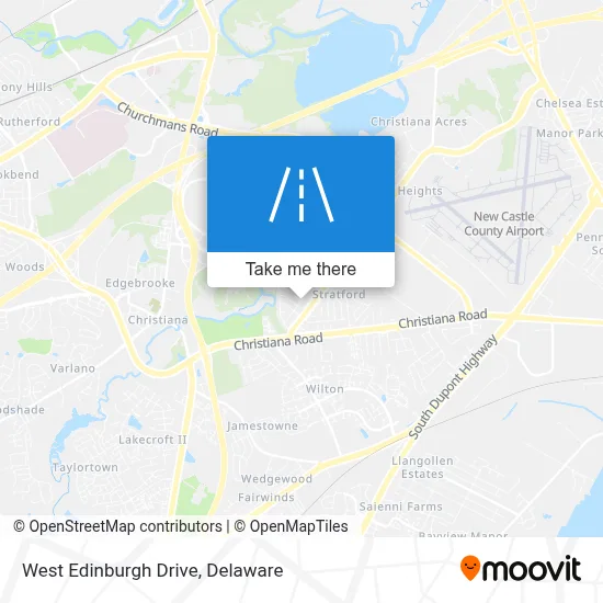 West Edinburgh Drive map