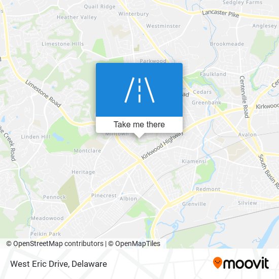 Mapa de West Eric Drive