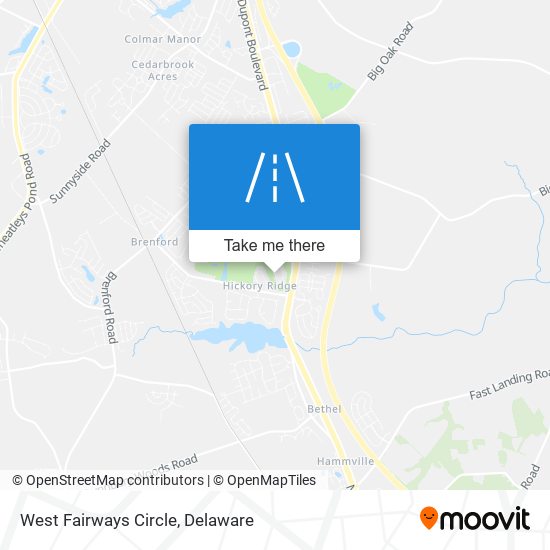 Mapa de West Fairways Circle