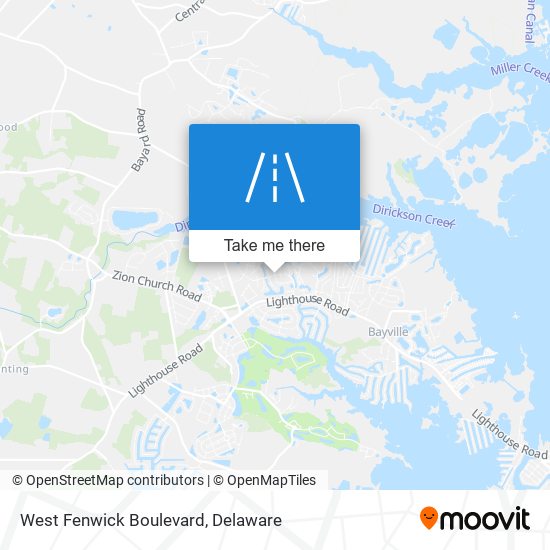 Mapa de West Fenwick Boulevard