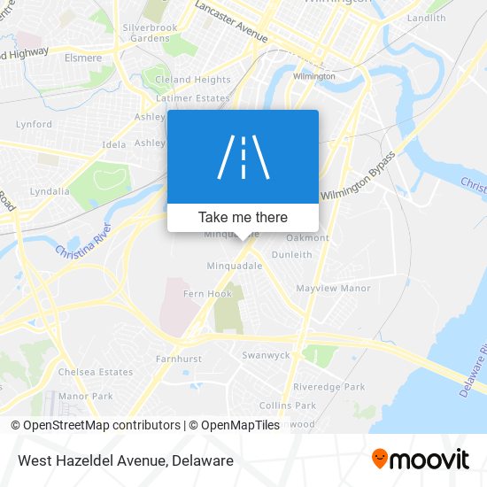 Mapa de West Hazeldel Avenue