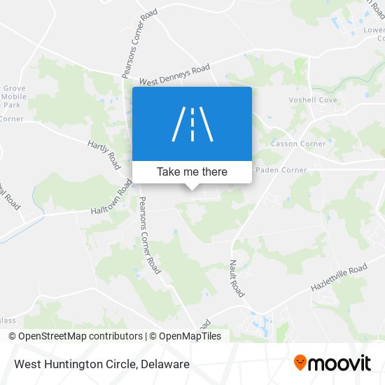 West Huntington Circle map