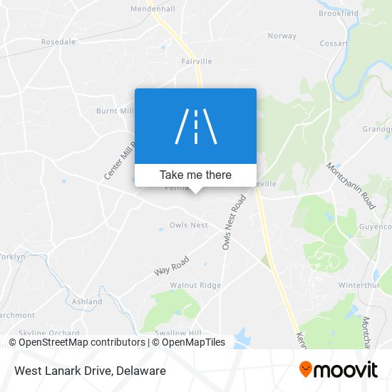 West Lanark Drive map