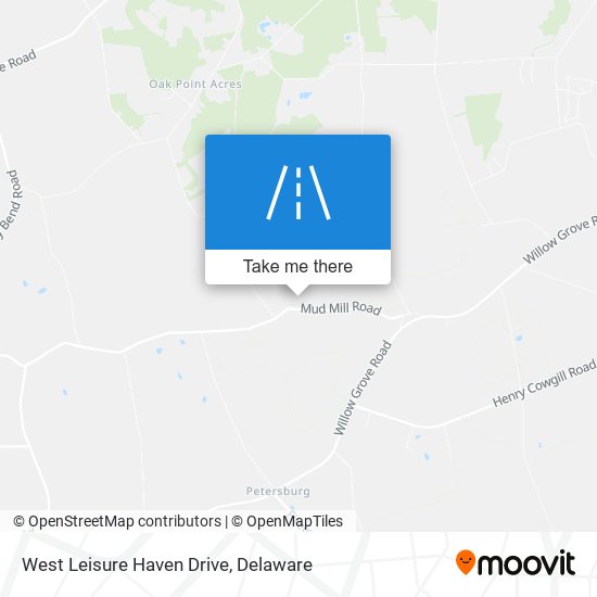 Mapa de West Leisure Haven Drive