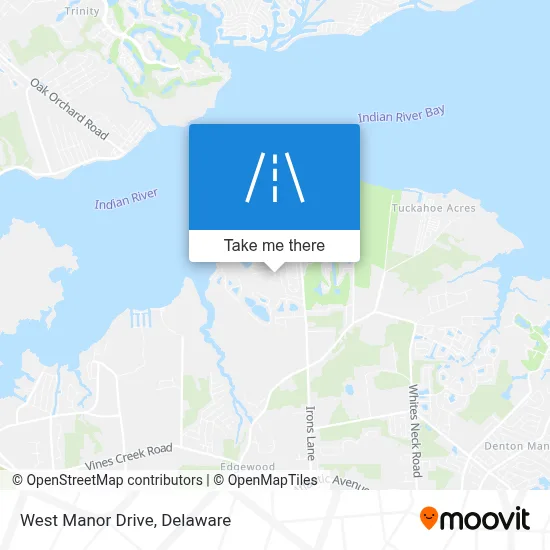 West Manor Drive map