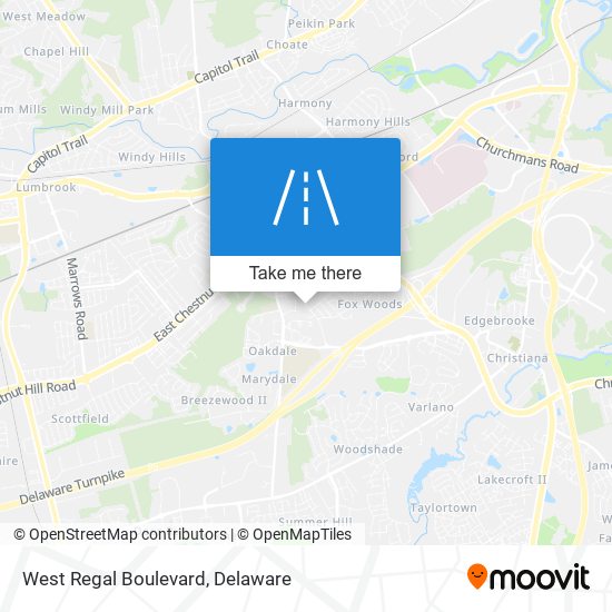 Mapa de West Regal Boulevard