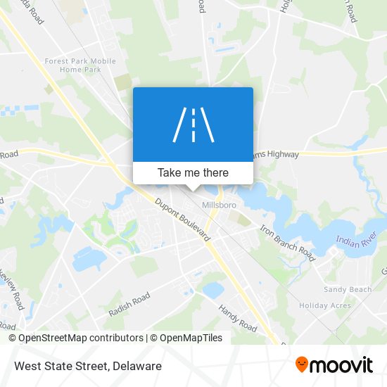 Mapa de West State Street