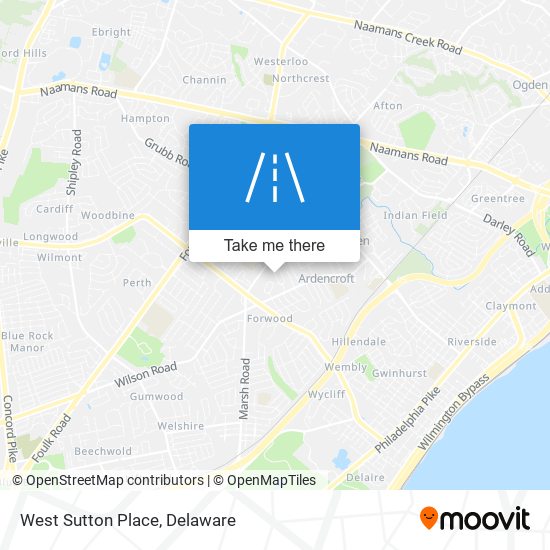 West Sutton Place map