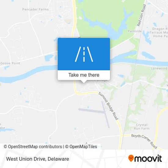 West Union Drive map