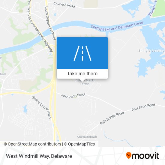 West Windmill Way map