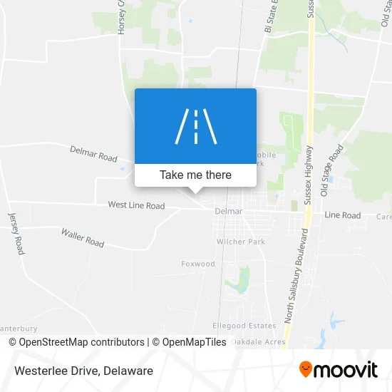Westerlee Drive map