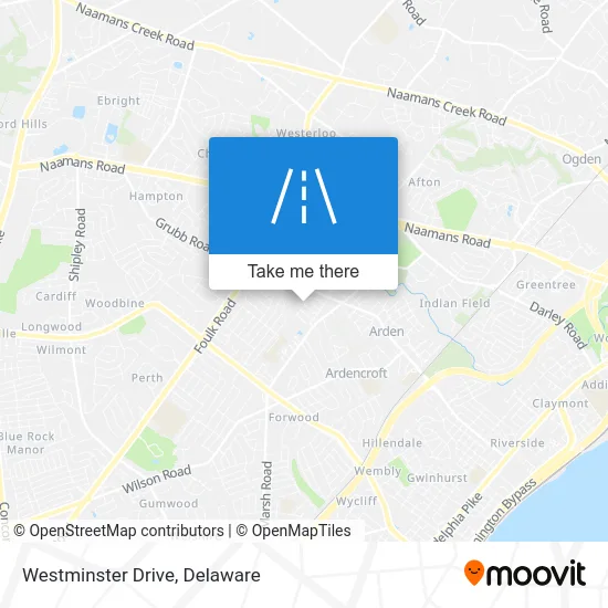 Westminster Drive map