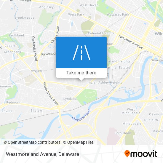 Mapa de Westmoreland Avenue