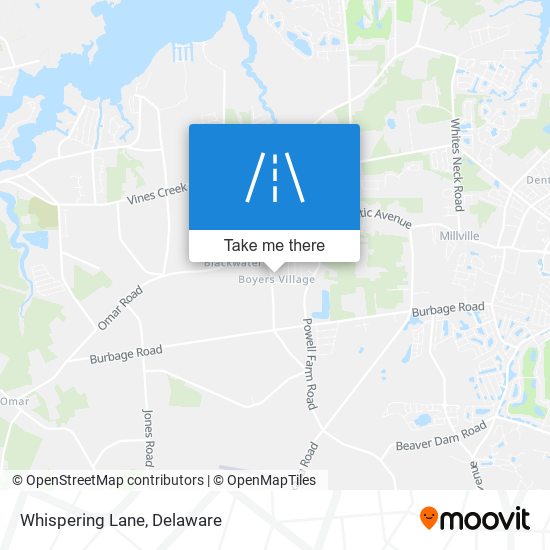Mapa de Whispering Lane