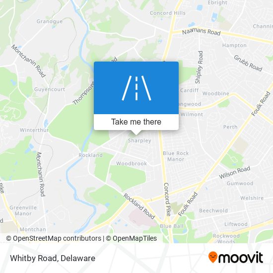 Mapa de Whitby Road