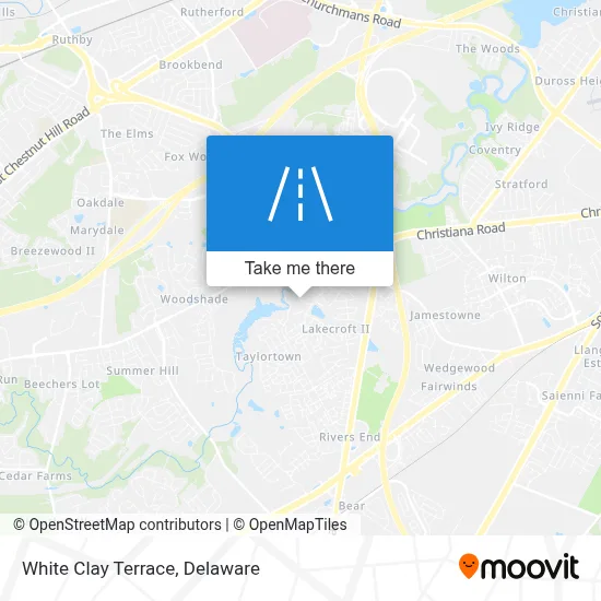 White Clay Terrace map