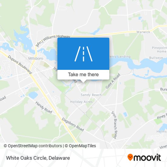 Mapa de White Oaks Circle