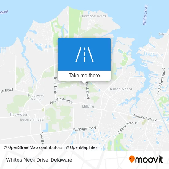 Whites Neck Drive map