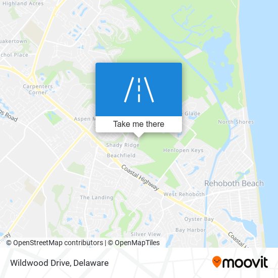 Mapa de Wildwood Drive