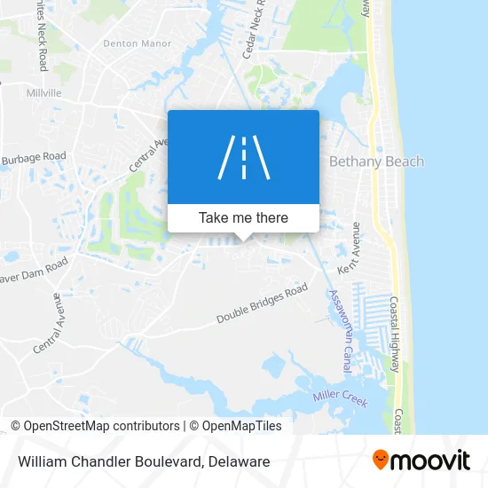 William Chandler Boulevard map