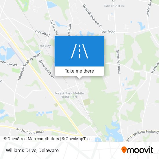 Williams Drive map