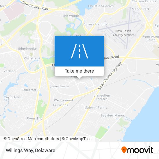 Mapa de Willings Way
