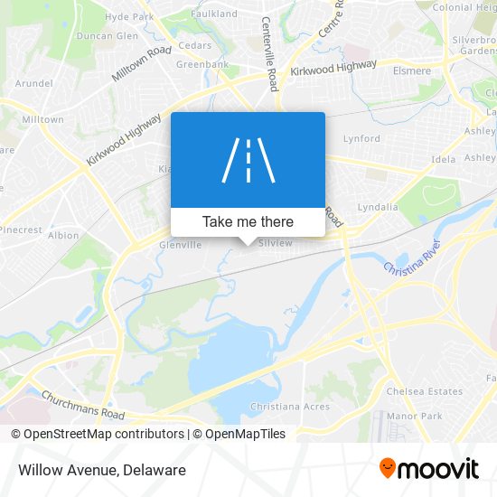 Mapa de Willow Avenue