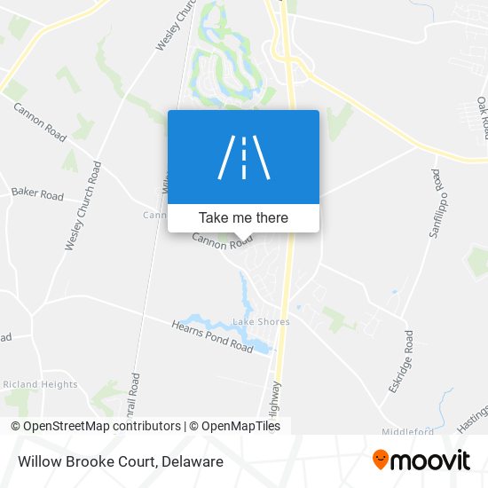 Mapa de Willow Brooke Court