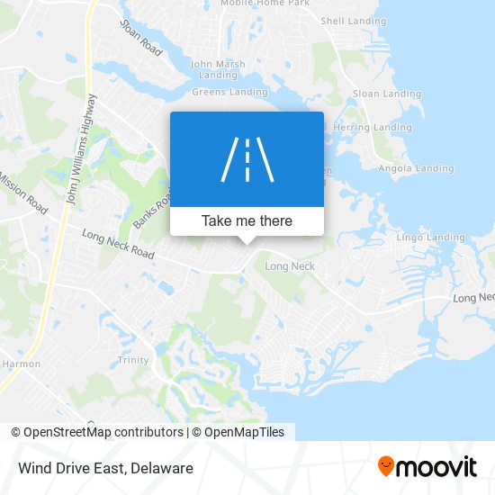 Wind Drive East map