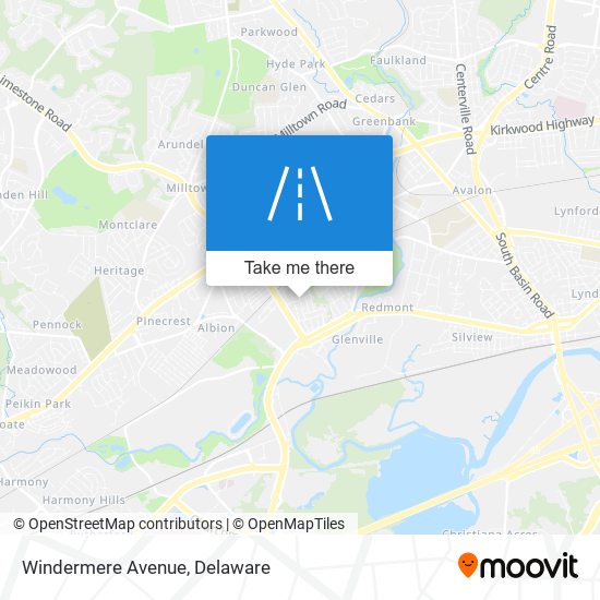 Mapa de Windermere Avenue