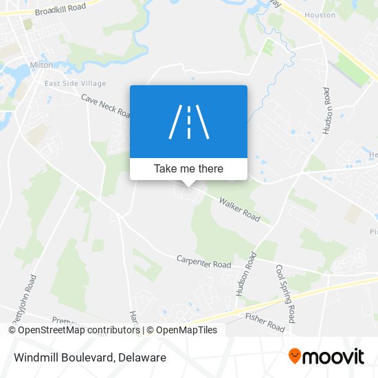 Mapa de Windmill Boulevard