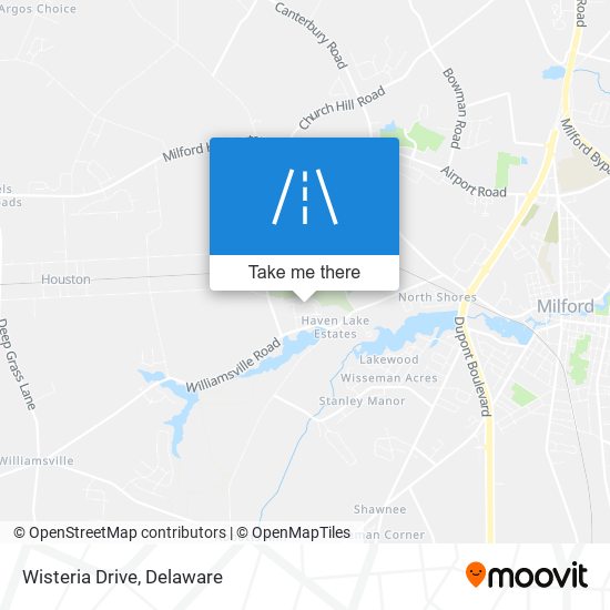 Mapa de Wisteria Drive