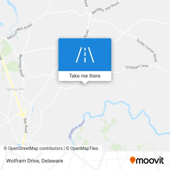 Wolfram Drive map