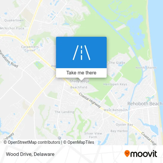 Wood Drive map