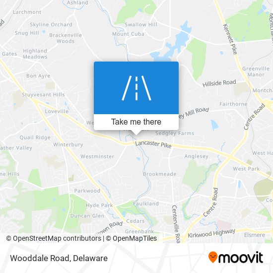 Mapa de Wooddale Road