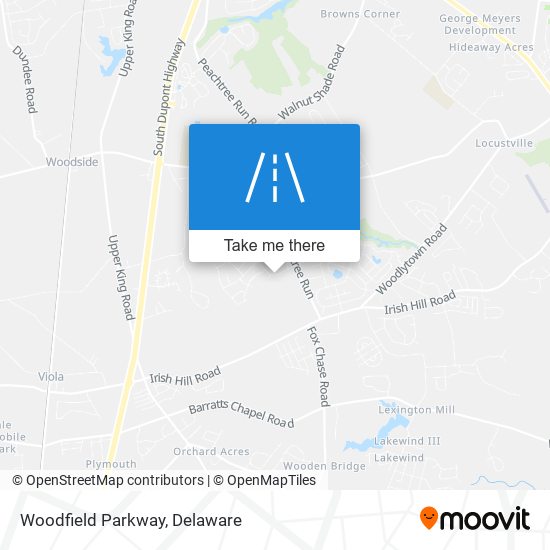 Mapa de Woodfield Parkway