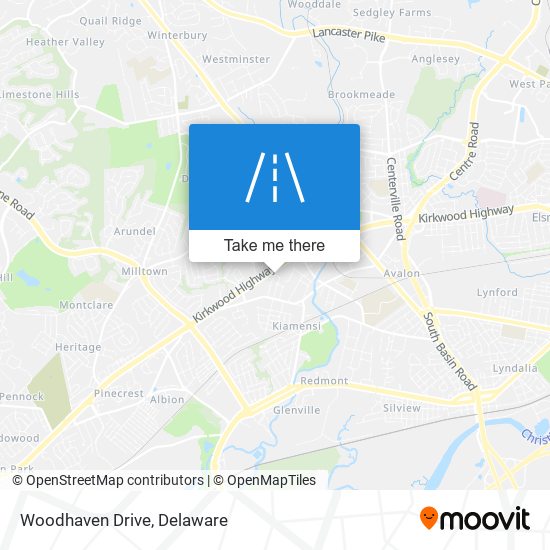 Mapa de Woodhaven Drive