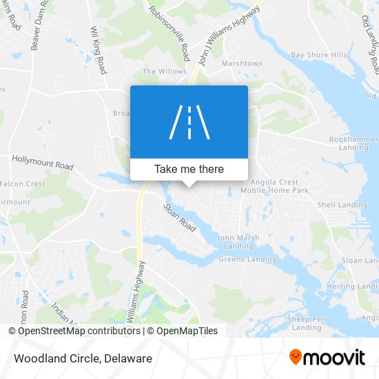 Mapa de Woodland Circle