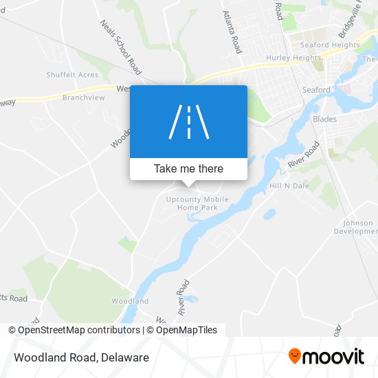Mapa de Woodland Road