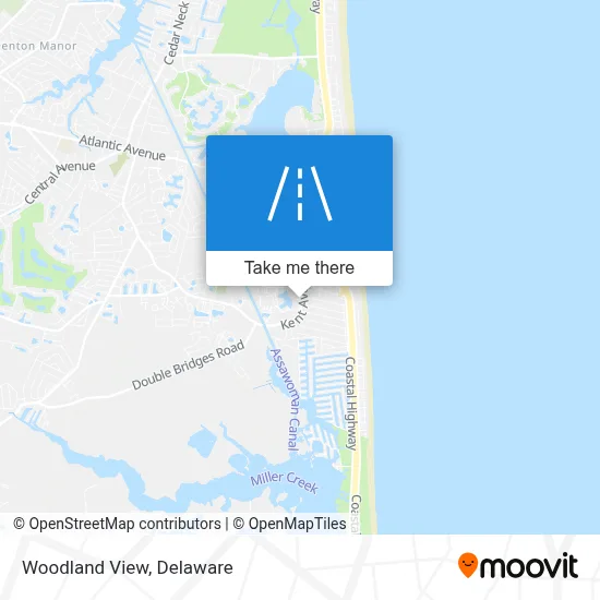 Woodland View map