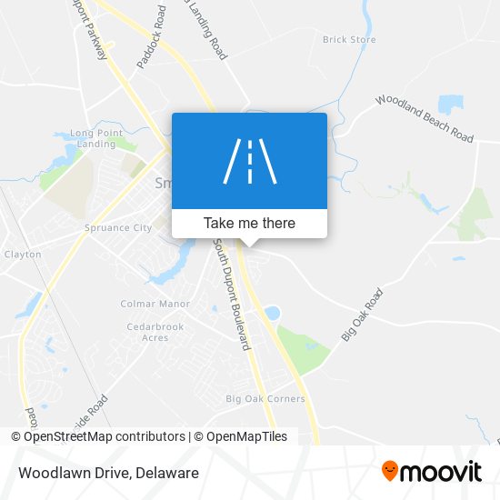 Woodlawn Drive map