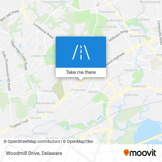 Mapa de Woodmill Drive